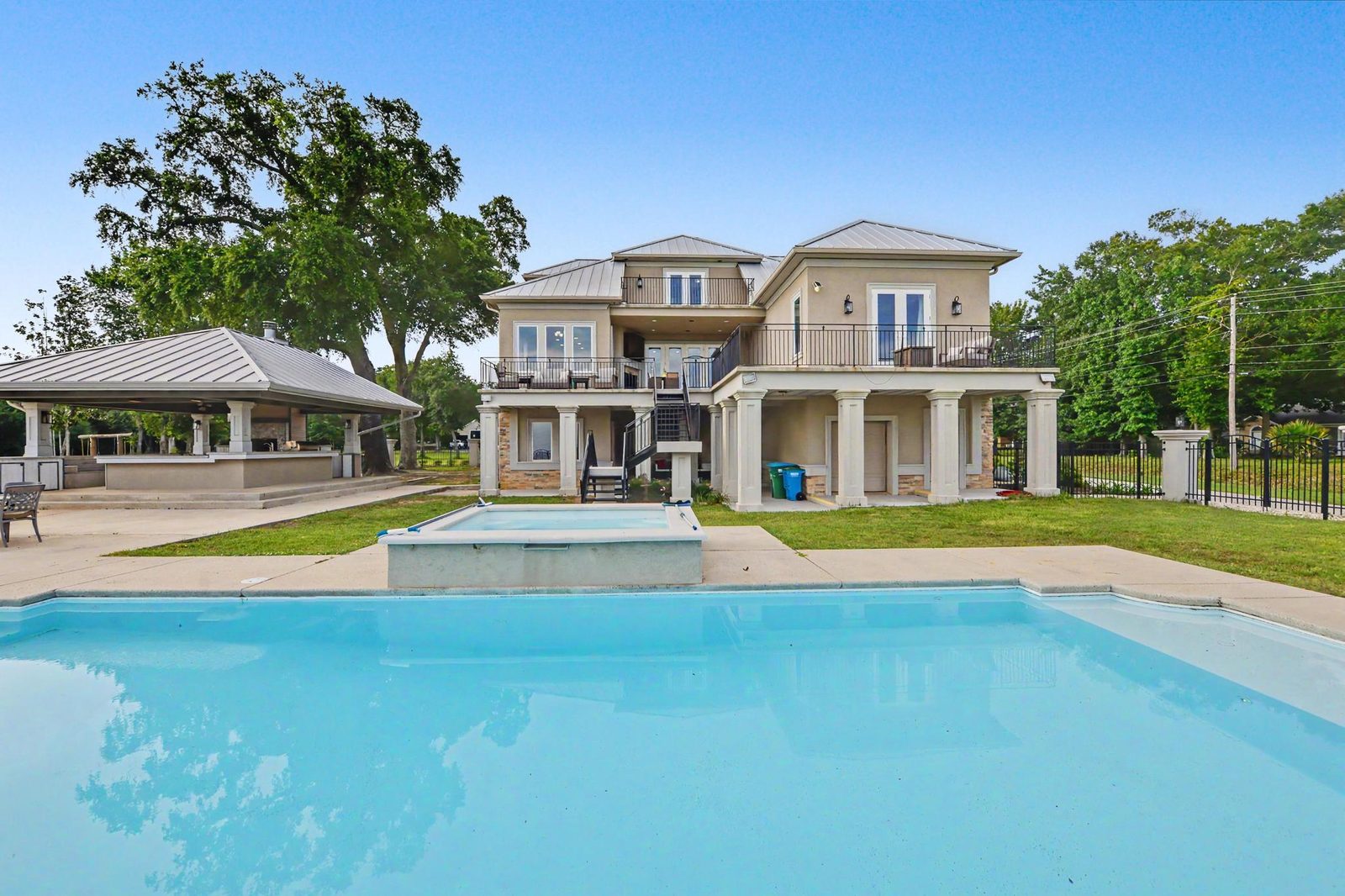 Residence exterior and pool