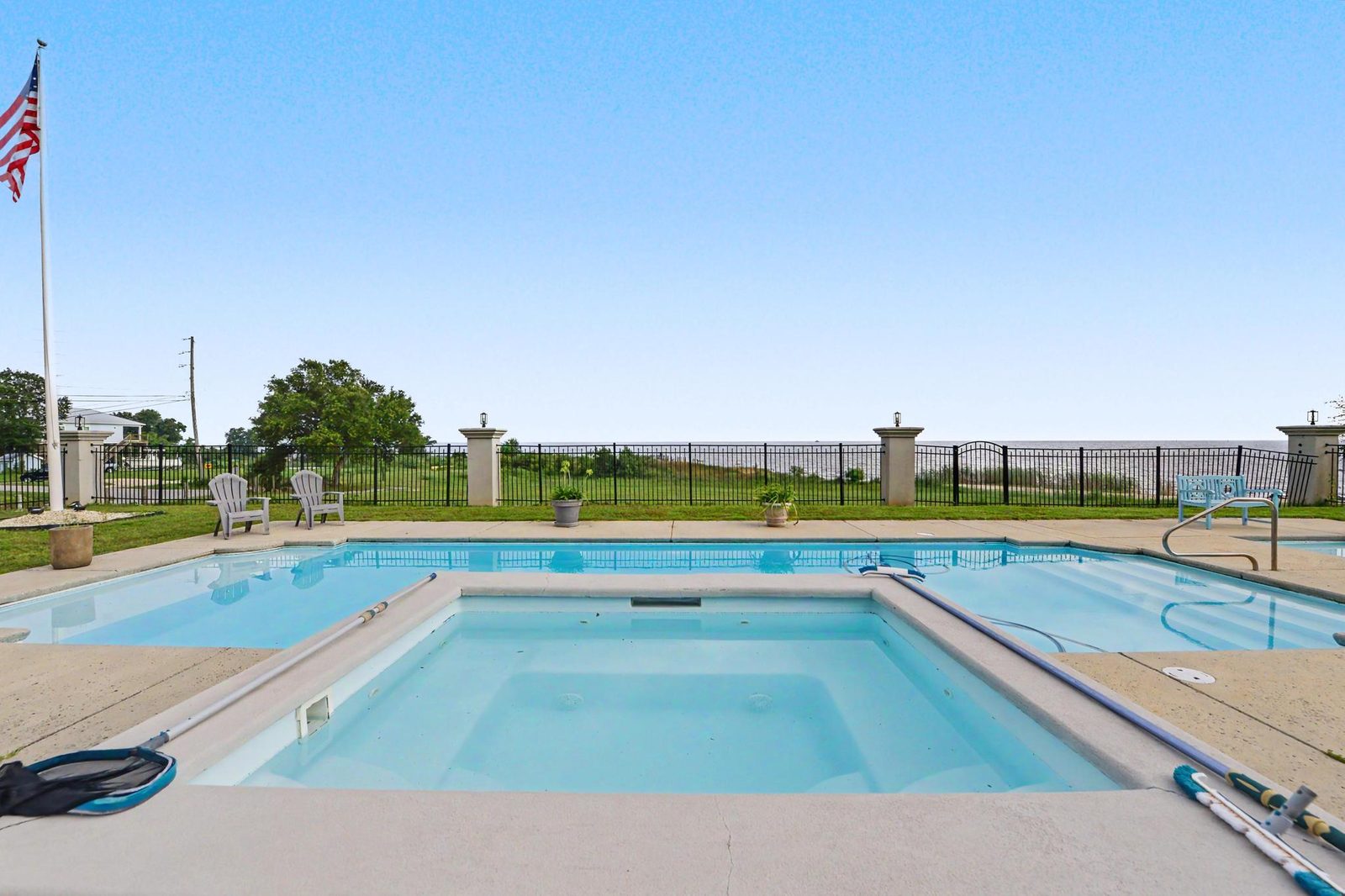 Pool and Gulf-front residence setting